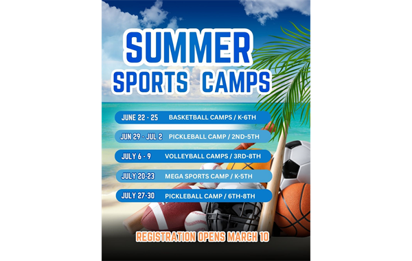 Summer Camp Registration Open 3.10
